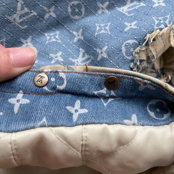 Louis Vuitton Men's Distressed Denim Jacket - Picture 14 of 14